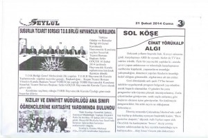 19 Şubat 2014 5Eylül Gazetesi